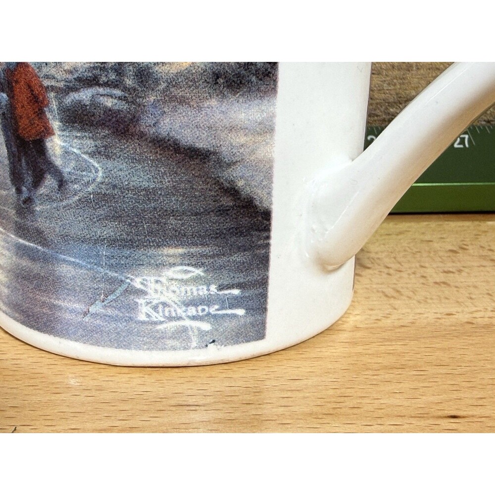 🔥Thomas Kinkade Holiday at Everett's Cottage  2016 Coffee Tea Mug 12 oz - Picture 7 of 12